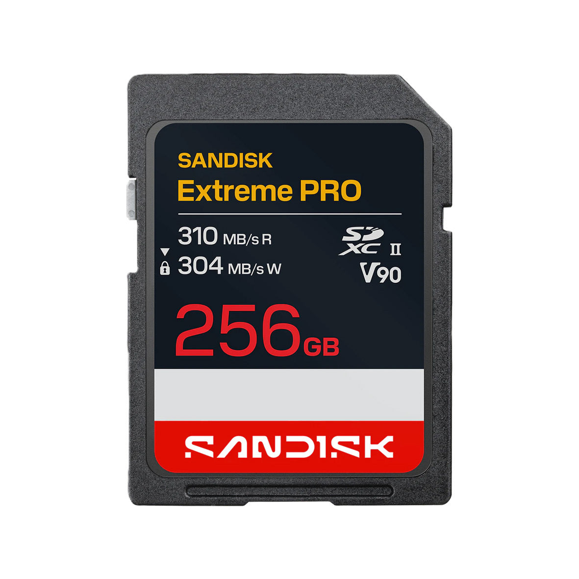 SanDisk 256 GB SDXC Extreme PRO R310MB/s W304MB/s, UHS-II V90, Speicherkarte