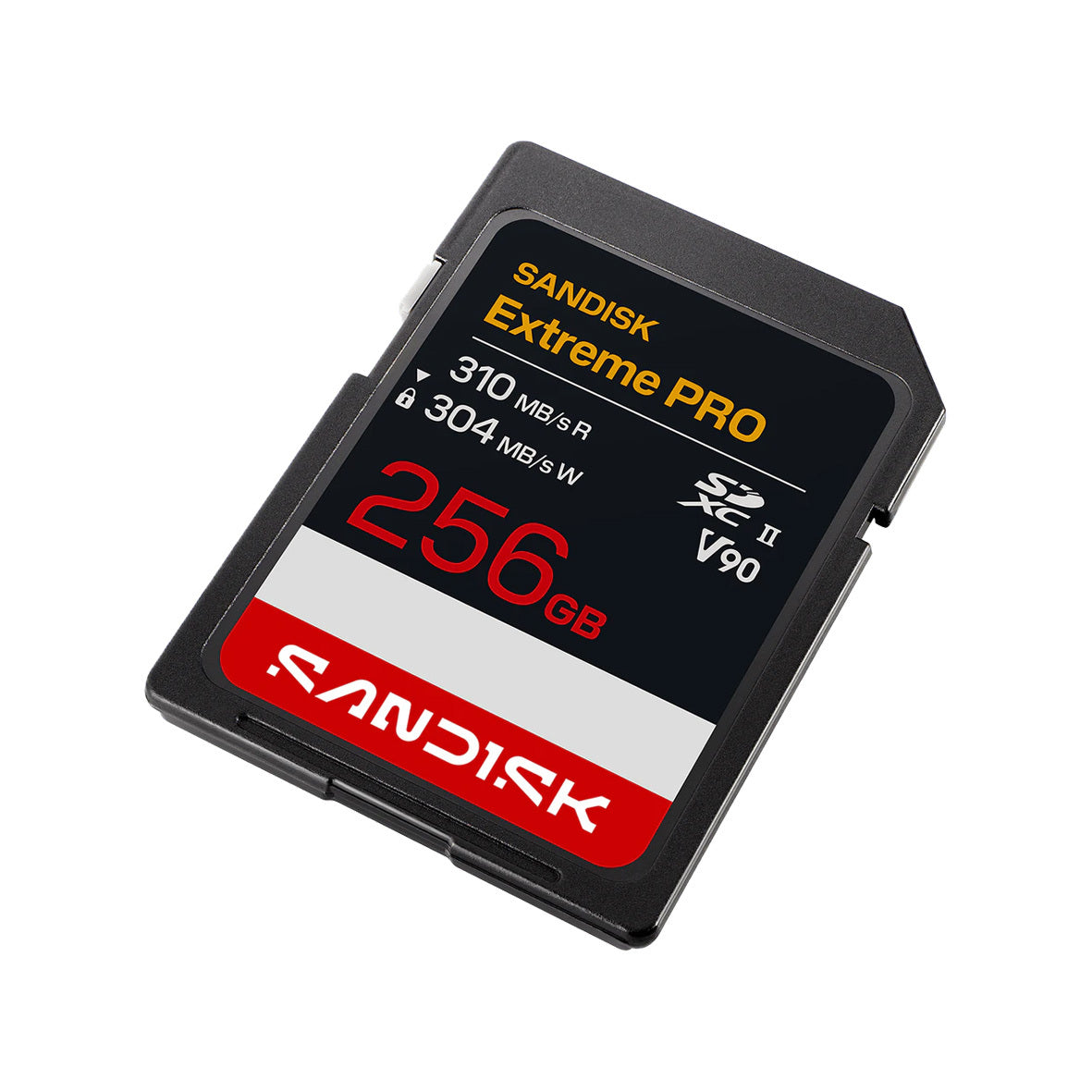 SanDisk 256 GB SDXC Extreme PRO R310MB/s W304MB/s, UHS-II V90, Speicherkarte