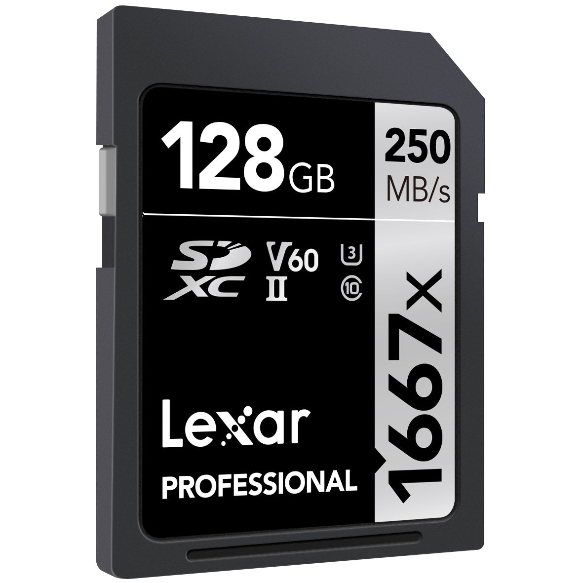 Lexar Professional 1667x UHS II SDXC 128GB V60 250MB/120MB
