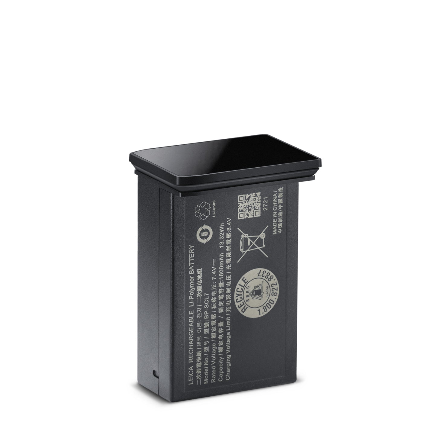 Leica Akku BP-SCL7 schwarz glänzend lackiert