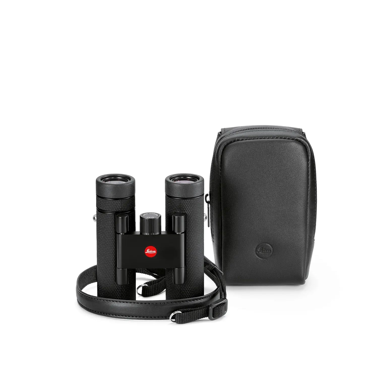 Leica Noctivid Kompakt schwarz, Leder